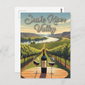 Weinberg im Idaho Schlangen-Tal Postkarte (Vorne/Hinten)