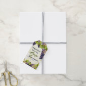 Weinberg im Mittelmeerraum Vielen Dank Geschenkanhänger (Mit Garn)