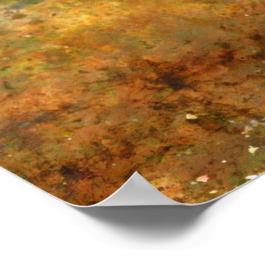 Weinberg im Napoleon Tal Poster (Ecke)