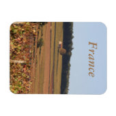 Weinberg in Frankreich auf Magnet gedruckt (Horizontal)