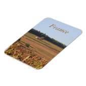 Weinberg in Frankreich auf Magnet gedruckt (Linke Seite)