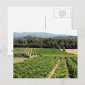 Weinberg in Frankreich Postkarte (Vorne/Hinten)