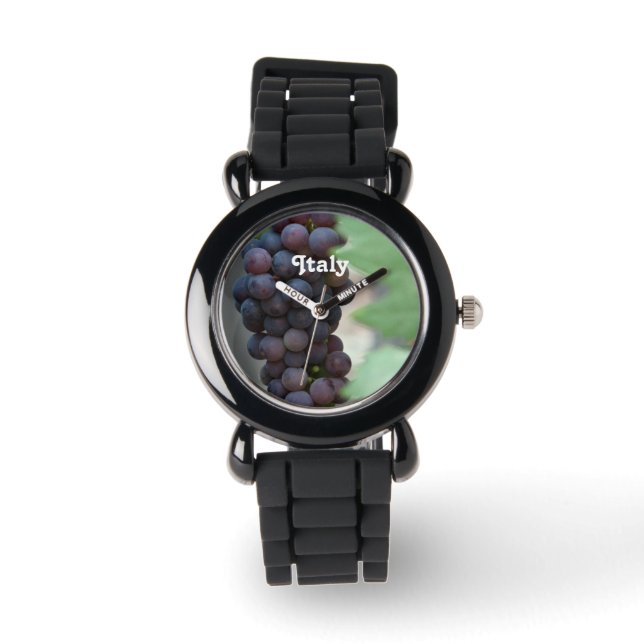 Weinberg in Italien Armbanduhr (Vorderseite)
