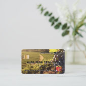 Weinberg | Kreditkarte Visitenkarte (Stehend Vorderseite)