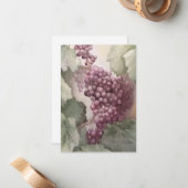 Weinberg Mitteilungskarte (Vorderseite/Rückseite Beispiel)