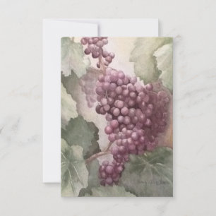 Weinberg Mitteilungskarte