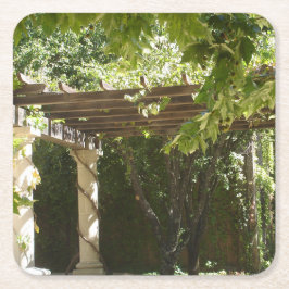 Weinberg Napa Rechteckiger Pappuntersetzer