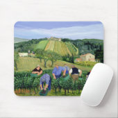 Weinberg-Oliven und Sonnenblumen Mousepad (Mit Mouse)