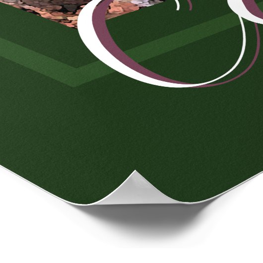 Weinberg Personalisiert Poster (Ecke)