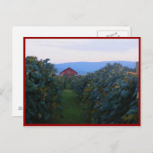 Weinberg Postkarte (Vorne/Hinten)