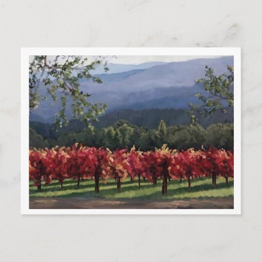 Weinberg Postkarte (Vorderseite)