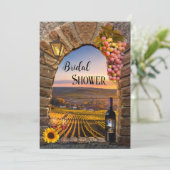 Weinberg QR Code Brauchtum Einladung (Stehend Vorderseite)