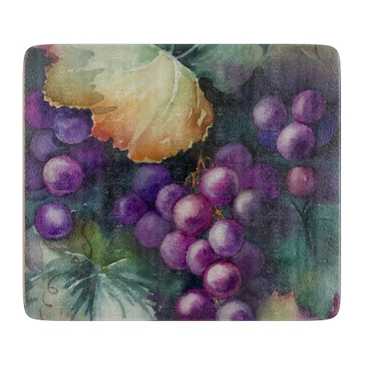 Weinberg Schneidebrett (Vorderseite)