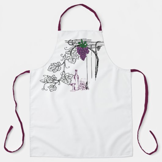 Weinberg Schürze (Vorderseite)