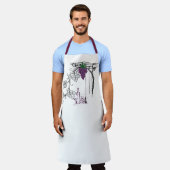 Weinberg Schürze (Getragen)