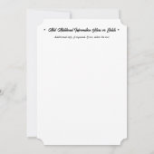 Weinberg Toskana beherbergt Landschaftswein Einladung (Rückseite)