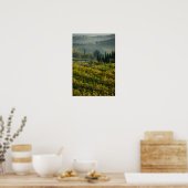 Weinberg, Toskana, Italien Poster (Küche)