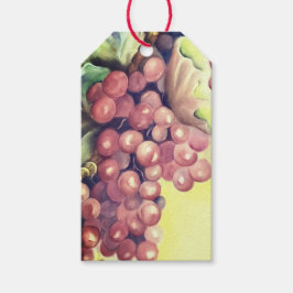 Weinberg Trauben Geschenk Tag | Tag für Wein Geschenkanhänger