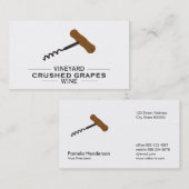 Weinberg Visitenkarte (Vorne/Hinten)