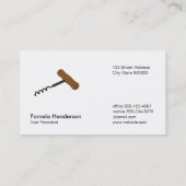 Weinberg Visitenkarte (Rückseite)