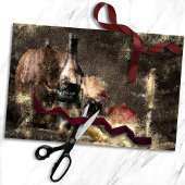 Weinberg | Wein und Apple Grunge Seidenpapier