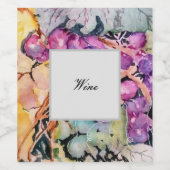 Weinberg Weinetikett (Einzelnes Label)