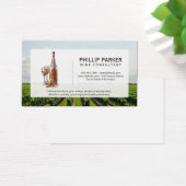 Weinberg | Weinflasche und Glas (Schreibtisch)