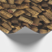 Weinberg Weinkeller Weinkeller Weinflaschen Geschenkpapier (Ecke)