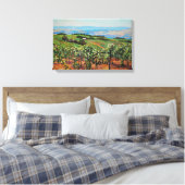Weinberge Canvas Print Leinwanddruck (Insitu (Schlafzimmer))