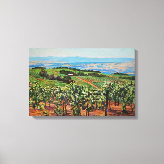 Weinberge Canvas Print Leinwanddruck (Vorderseite)