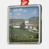 Weinberge, Dorf San Miguel, Douro Silbernes Ornament (Links)