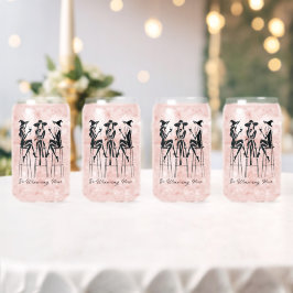 Weinberge,elegante Hexen, Weinnacht,Moderne Dosenglas