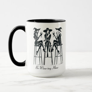 Weinberge,elegante Hexen, Weinnacht,Moderne Tasse