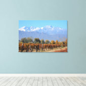 Weinberge im Fall von Mendoza, Argentinien Leinwanddruck (Insitu (Holzboden))