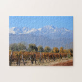 Weinberge im Fall von Mendoza, Argentinien Puzzle (Horizontal)