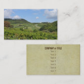 Weinberge im Grinking Wien Österreich Visitenkarte (Vorne/Hinten)