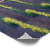 Weinberge im russischen Flusstal Poster (Ecke)