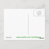 Weinberge in Healdsburg, CA Wasserfarbpostkarte Postkarte (Rückseite)