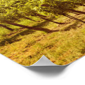 Weinberge Landschaft Poster (Ecke)