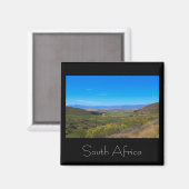 Weinberge Landschaft Südafrika SA Magnet (Vorderseite/Rückseite)