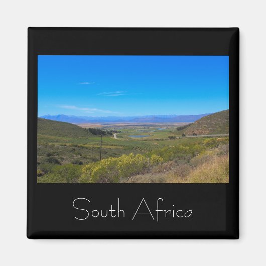 Weinberge Landschaft Südafrika SA Magnet (Vorne)