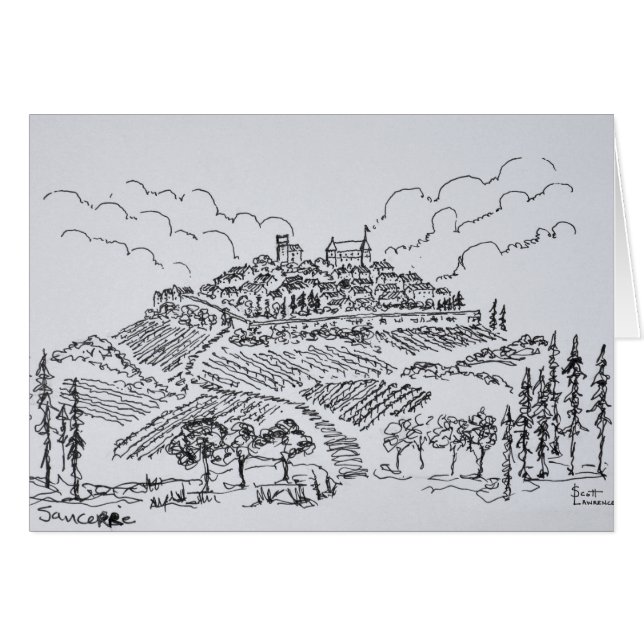 Weinberge| Loire Valley, Frankreich (Vorderseite (Horizontal))