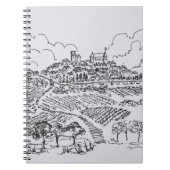 Weinberge| Loire Valley, Frankreich Notizblock (Vorderseite)