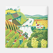 Weinberge Magnet (Vorne)