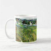 Weinberge mit Blick auf Auvers von Vincent van Gog Kaffeetasse (Links)