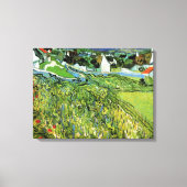 Weinberge mit Blick auf Auvers von Vincent van Gog Leinwanddruck (Vorderseite)
