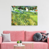 Weinberge mit Blick auf Auvers von Vincent van Gog Leinwanddruck (Insitu (Wohnzimmer))
