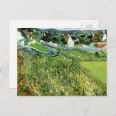 Weinberge mit Blick auf Auvers von Vincent van Gog Postkarte (Vorne/Hinten)