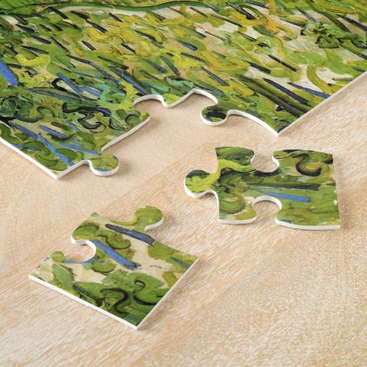 Weinberge mit Blick auf Auvers von Vincent van Gog Puzzle (Seite)