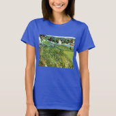 Weinberge mit Blick auf Auvers von Vincent van Gog T-Shirt (Vorderseite)